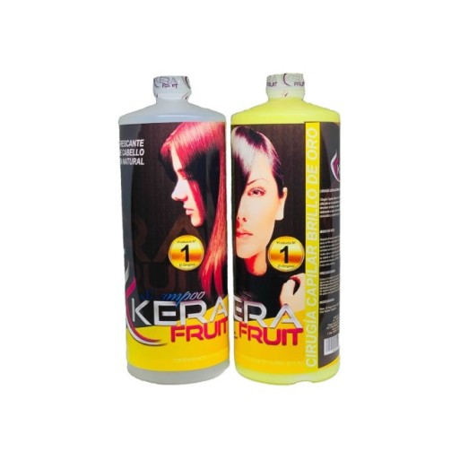 Brillo de Oro KeraFruit | Cabello Brillante y Sedoso