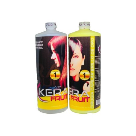 Brillo de Oro KeraFruit | Cabello Brillante y Sedoso
